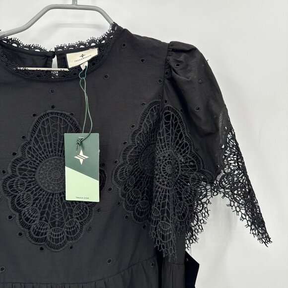 Tuckernuck Black Catalina Midi Dress sz XS NWT - Picture 2 of 7